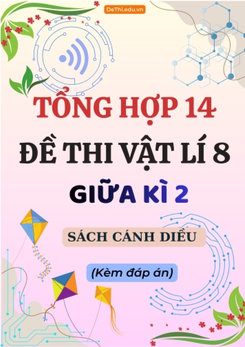 Tổng hợp 14 Đề thi Vật lí 8 giữa Kì 2 sách Cánh Diều (Kèm đáp án)